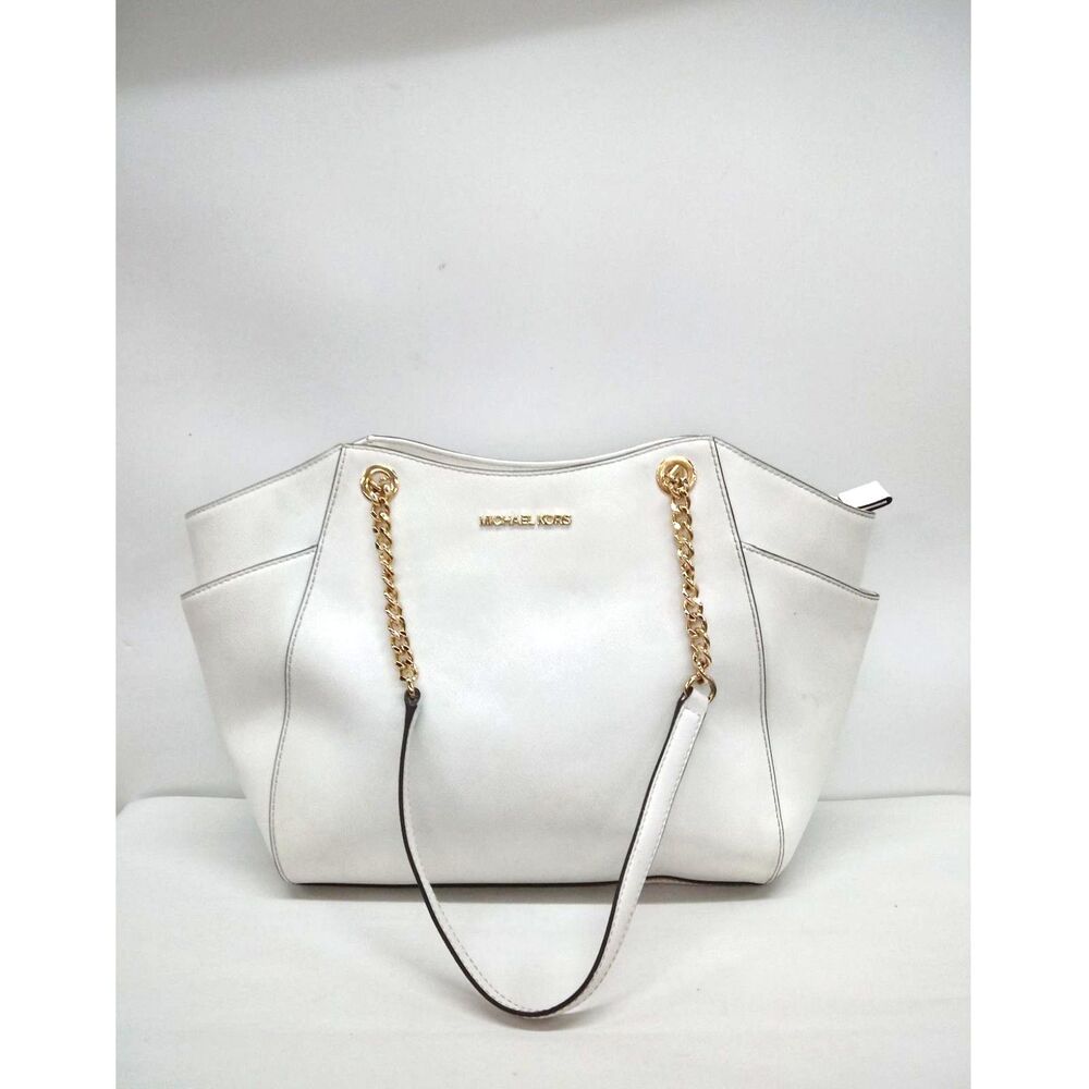 Authentic-Michael Kors Jet Set Large Chain Shoulder Tote-COA
